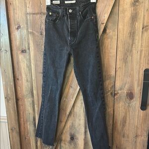 Levi’s ribcage boot Black Denim Women's Jeans